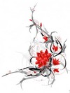 Wallpapers 240x320 Abstract flower4